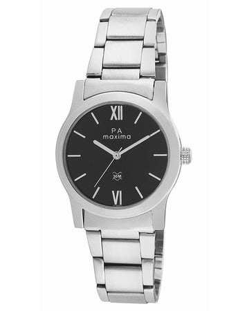 Maxima ATTIVO Women Black Dial Analogue Watch - O-46661CMLI